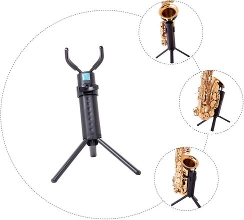 Alto Saxophone Stand Portable Saxophone Storage Rack Foldable Sax Display Bracket for Home Use and Music Shops for Sax Players in Saudi Arabia