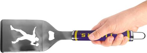 Siskiyou Sports NCAA LSU Tigers 3 pc Steel BBQ Tool Set, One Size, Team Colors in Saudi Arabia
