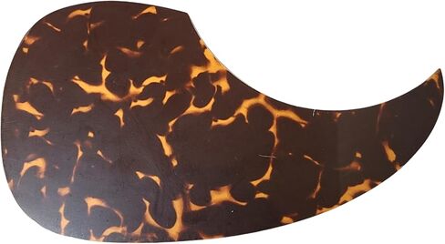 Acoustic Guitar Dreadnaught Martin Style Pickguard Self Adhesive Tortoise Shell (Dark Brown) in Saudi Arabia