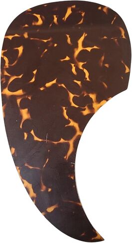 Acoustic Guitar Dreadnaught Martin Style Pickguard Self Adhesive Tortoise Shell (Dark Brown) in Saudi Arabia