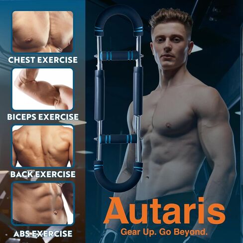 Advanced Twister Arm Trainer – Heavy 65–110 lbs Resistance Bar for Upper Body Strength – Chest, Arms, Shoulders & Back – High Intensity Home Gym Equipment with Non-Slip Foam Handles in Kuwait