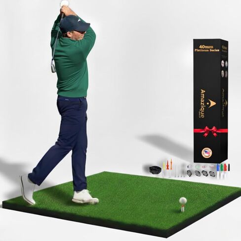 5 × 4 حصيرة ضرب الجولف ، حصيرة ضرب غير قابلة للانزلاق ، 31 مم ، 36 مم ، سميكة 40 مم ، PGA Pro موثوق بها في داخلي وممارسة الجولف في الهواء الطلق مع مجموعة التدريب in Saudi Arabia