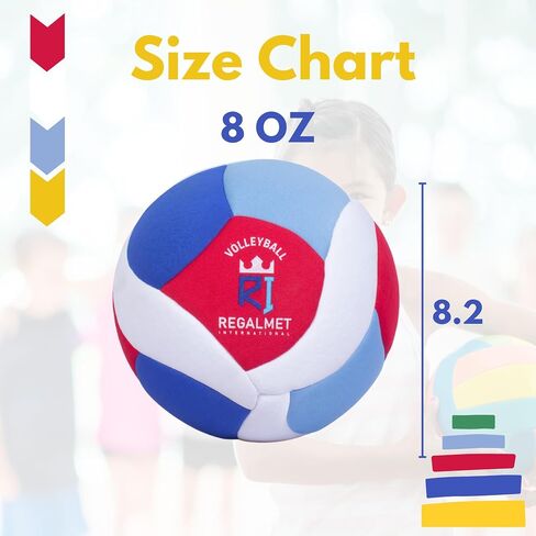 Softy Volleyball – Super Soft, Pain-Free Play – Kids Indoor Volleyball Ball with Realistic Feel & Bounce – No-Sting Volleyball for Kids Indoor Practice in Saudi Arabia