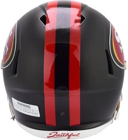 San Francisco 49ers Black 2025 Rivalries Riddell Speed Replica Full Size Football Helmet - NFL Replica Helmets in Saudi Arabia