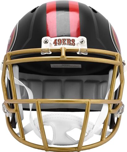 San Francisco 49ers Black 2025 Rivalries Riddell Speed Replica Full Size Football Helmet - NFL Replica Helmets in Saudi Arabia