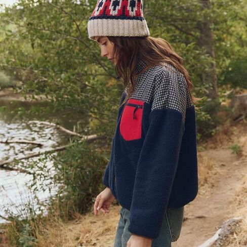 The Great Outdoors Women's The Plush Colorblock Sweatshirt in Kuwait
