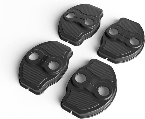 Luckeasy 4pcs لنموذج Tesla y Juniper 2025 2026 دخول الباب الأمامي والخلفي ، حامي الشريط ، غطاء الواقي ، غطاء الواقي للنموذج ، ملحقات Juniper anti-dust ، حامي ، غلاف الحامي TPE أسود in Kuwait