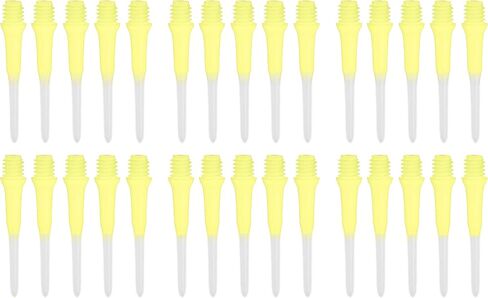 Dart Tips: Original Lippoint - Soft Tip Dart Points - 2BA Thread - Regular Length - 2 Tone Black in Saudi Arabia
