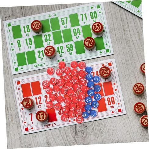 Kisangel 1set Activity Lottery Balls for Party Games Bingo Raffle and Entertainment Accessories Numbers and Lightweight Design for Easy Use in Kuwait