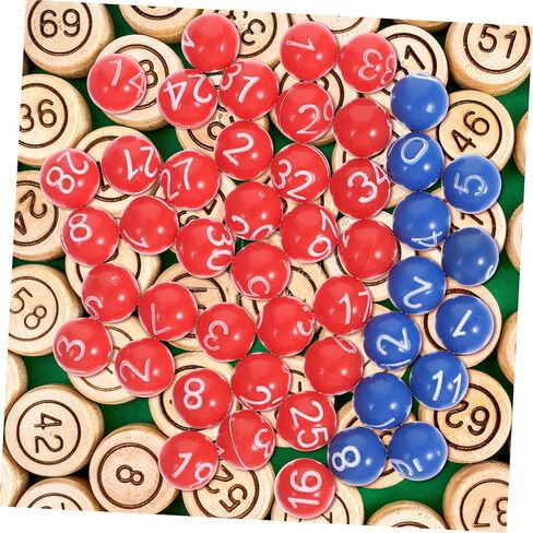 Kisangel 1set Activity Lottery Balls for Party Games Bingo Raffle and Entertainment Accessories Numbers and Lightweight Design for Easy Use in Kuwait