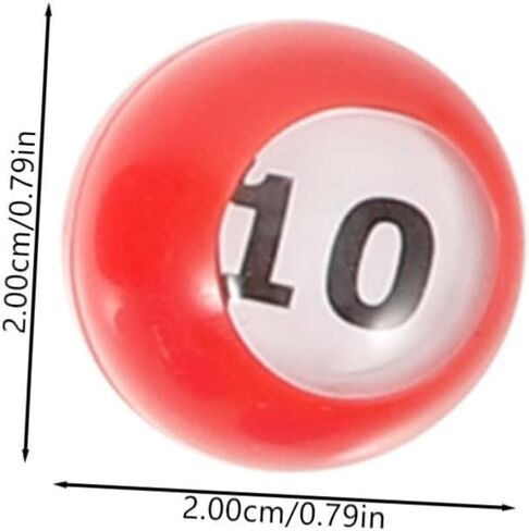 Vaguelly 30pcs Strong Plastic Bingo Balls Raffle Lottery Balls Large Numbered Game for Events Celebrations in Kuwait