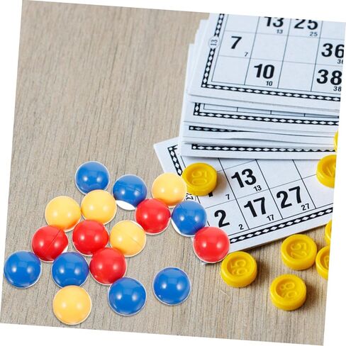 Vaguelly 30pcs Strong Plastic Bingo Balls Raffle Lottery Balls Large Numbered Game for Events Celebrations in Kuwait