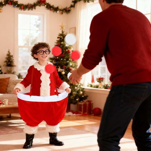 لعبة سانتا بانتس لكرة الثلج تقاتل باللونين الأحمر والأبيض لعيد الميلاد كرة الثلج مع 20 لعبة رمي كرات الثلج لعيد الميلاد للعائلات، ساحة داخلية وخارجية in Kuwait