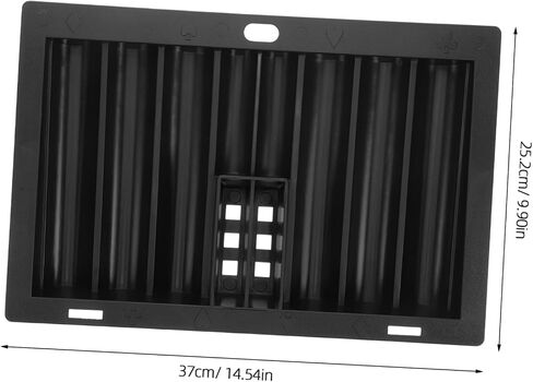 Vaguelly Multi-function Poker Chip Tray Portable Acrylic Poker Chip Case Organized Storage for Easy Gameplay in Saudi Arabia