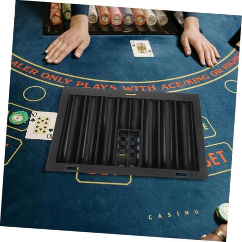 Vaguelly Multi-function Poker Chip Tray Portable Acrylic Poker Chip Case Organized Storage for Easy Gameplay in Saudi Arabia