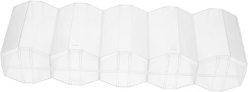 صندوق حمل شرائح البوكر الشفاف Kisangel بسعة كبيرة لتخزين الرقائق لبطاقات البوكر وحامل الألعاب المحمول بتصميم أنيق in Kuwait