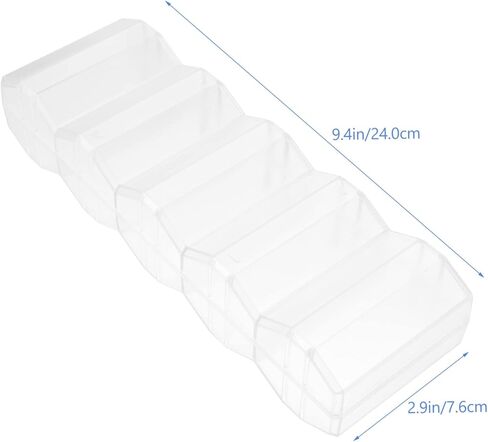 صندوق حمل شرائح البوكر الشفاف Kisangel بسعة كبيرة لتخزين الرقائق لبطاقات البوكر وحامل الألعاب المحمول بتصميم أنيق in Kuwait