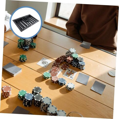 صينية رقائق الطاولة، حامل رقاقة البوكر، صينية رقاقة البوكر، صينية سميكة لرقائق الطاولة، حامل رقاقة البوكر للطاولة in Kuwait