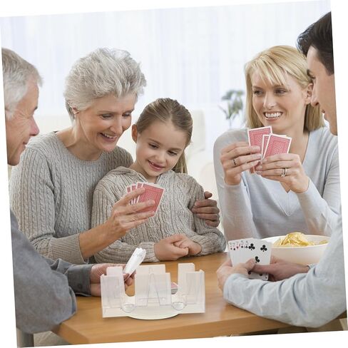 1 قطعة حامل لعبة البوكر الدوارة بطاقات جامبو تخزين حافظة بطاقات اللعبة حامل ملحقات لعبة البوكر in Kuwait