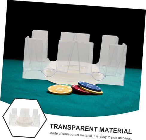 1 قطعة حامل لعبة البوكر الدوارة بطاقات جامبو تخزين حافظة بطاقات اللعبة حامل ملحقات لعبة البوكر in Kuwait