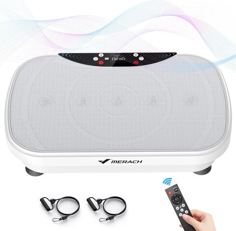 MERACH Vibration Plate Exercise Machine, Vibration Plate with Bluetooth and LED Display, Vibrating Plate Exercise Machine for Women Men, Workout Equipment for Home in Kuwait