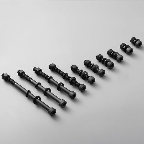 180pcs M3 x 30mm Hex Socket Head Cap Screws Bolts, 12.9 Grade Alloy Steel, Black Oxide Finish, Allen Socket Drive, Full Threads,with Hex Spanner in Saudi Arabia