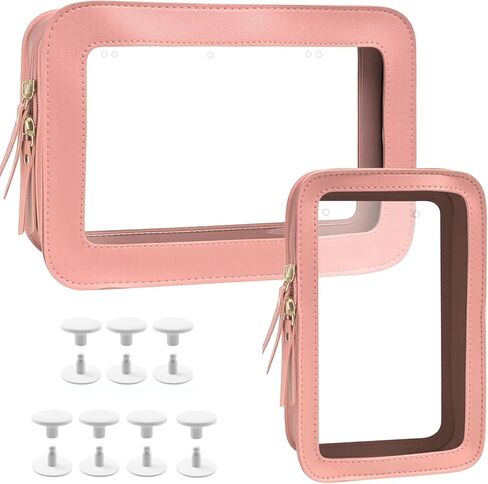 2 Packs Clear Bogg Beach Tote Bag Accessories Suitable for Bogg Organizer Bags Phone Holder for Bogg Charms Bag Travel Makeup Clean Toiletry Brush Case Cosmetic Divider Storage Inner Pouch (White Set) in Kuwait