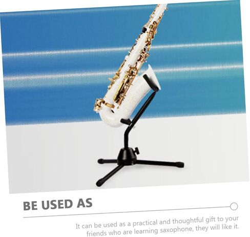 حامل ألتو ساكسفون قابل للطي مع حامل أداة حشوة إسفنجية لأداء غرف الموسيقى المنزلية وعرض المتجر in Kuwait