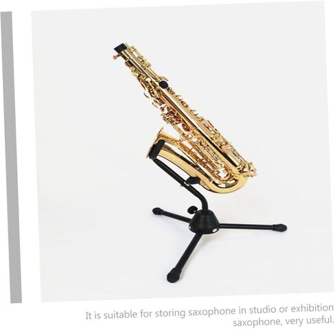 حامل ألتو ساكسفون قابل للطي مع حامل أداة حشوة إسفنجية لأداء غرف الموسيقى المنزلية وعرض المتجر in Kuwait
