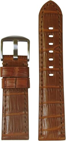 Genuine Louisiana Alligator Watch Band with Matte Finish in Saudi Arabia