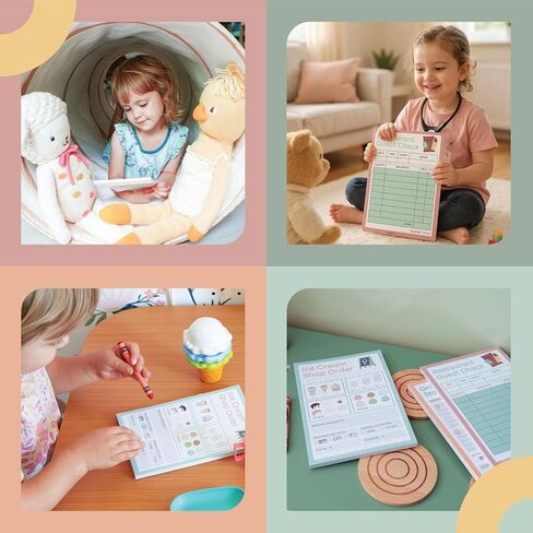 Kids Pray Play Play Plays-6 عبوات 5 × 7 بوصات 50 صفحات أنشطة سفر الأطفال يتظاهرون بوسادات-من وسادات لعب الأطفال الواقع in Saudi Arabia