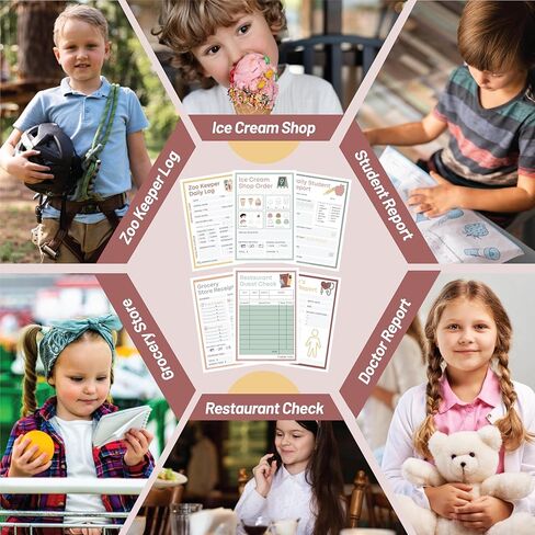 Kids Pray Play Play Plays-6 عبوات 5 × 7 بوصات 50 صفحات أنشطة سفر الأطفال يتظاهرون بوسادات-من وسادات لعب الأطفال الواقع in Saudi Arabia