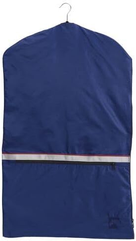 Dover Saddlery Riding Sport Coat Bag, Color: Navy/Silver/Burgundy, Size: One Size in Saudi Arabia