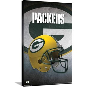 Trends International NFL Green Bay Packers - Helmet 16 Canvas Wall Poster in Kuwait