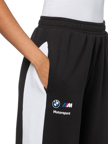 PUMA Women's Standard BMW M Motorsport Sweat Pants, Black Cuffed Leg AH25 in Saudi Arabia