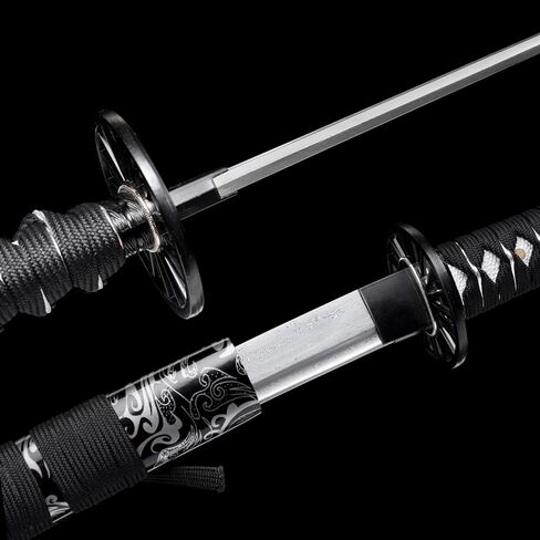 Authentic Katana – Hand-Forged from 1095 High Carbon Steel, Ideal for Martial Arts Practice and Collector Display in Saudi Arabia