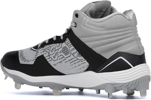 Boombah Viper Pureknit Women's Metal Cleat Mid - Smoke - Multiple Color Options - Multiple Sizes in Saudi Arabia