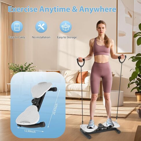 waist twister，waist twisting machine ab twister board with 300 lbs Weight Capacity, Noiseless Fitness Tool Foot Massage, and Core Workout for Belly Fat Loss Anti-Slip Home Gym Equipment for Women Men in Kuwait