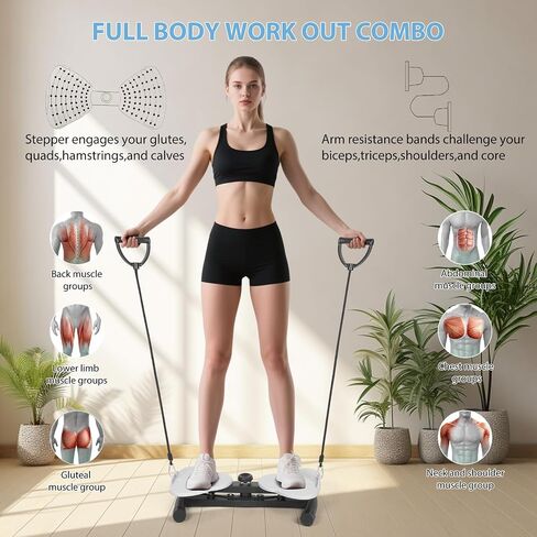 waist twister，waist twisting machine ab twister board with 300 lbs Weight Capacity, Noiseless Fitness Tool Foot Massage, and Core Workout for Belly Fat Loss Anti-Slip Home Gym Equipment for Women Men in Kuwait