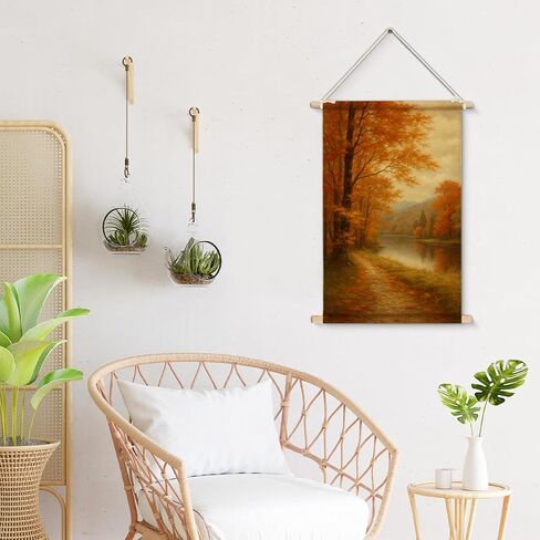 xiplum antumn wall art sunflower fall pictures جدار ديكور خمر خريف القرع ملصق معلق العمل الفني للمنزل ديكور غرفة نوم المطبخ ، 12x16 بوصة in Kuwait