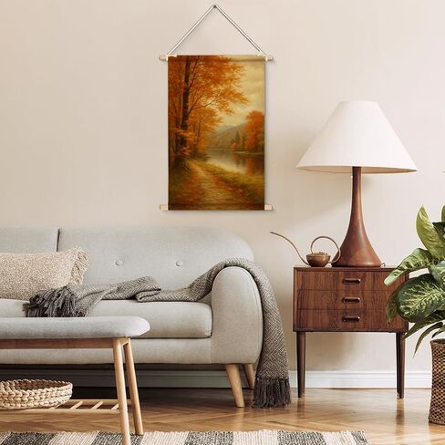 xiplum antumn wall art sunflower fall pictures جدار ديكور خمر خريف القرع ملصق معلق العمل الفني للمنزل ديكور غرفة نوم المطبخ ، 12x16 بوصة in Kuwait