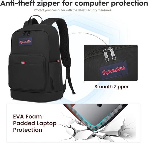 Classic Casual Backpack, Lightweight Daypack with 10 Pockets, Laptop Compartment, EVA Foam Pad (Dark blue) in Saudi Arabia