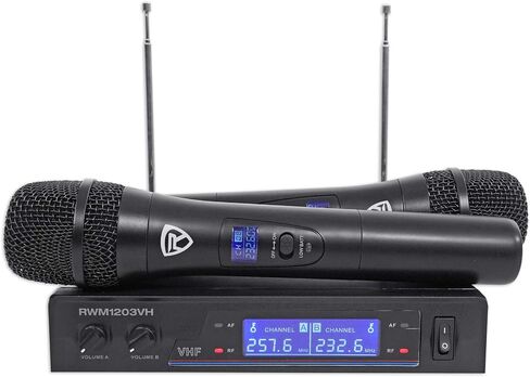 RockvilIe RWM1203VH Wireless (2) Handheld Microphones 4 Church Sound Systems in Saudi Arabia