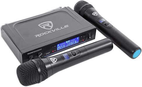 RockvilIe RWM1203VH Wireless (2) Handheld Microphones 4 Church Sound Systems in Saudi Arabia