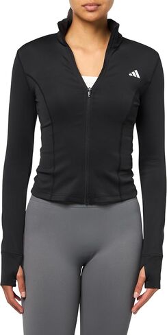 adidas Women's Optime Essentials Full-Zip Training Sweatshirt in Saudi Arabia