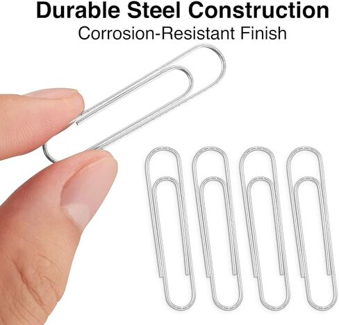Staples 472506 Smooth Paper Clips Jumbo 100/Box 10 Boxes/Pack (A7026605/72578) in Saudi Arabia
