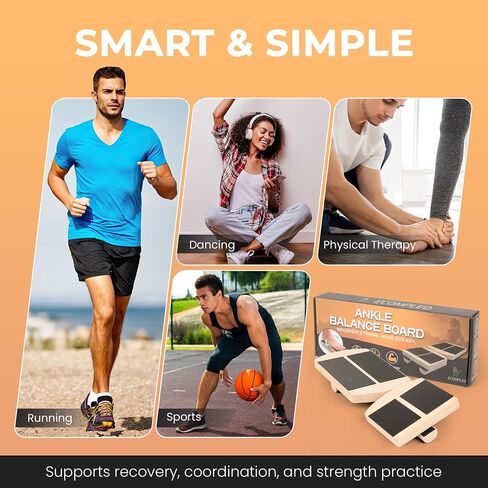 Ankle balance board for Foot Training – Portable, Non-Slip Proprioception Trainer for Balance, Stability, Posture, Rehab, Core Strength – Ideal for Home Gym, Physical Therapy, Kids & Adults in Saudi Arabia