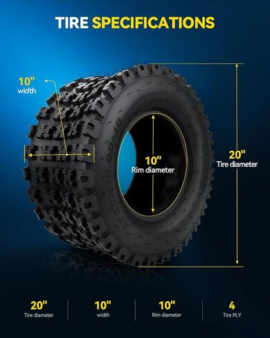 Philtop ATV/UTV Tyre ، 16x8-7 Tyre 4 Ply ، 2x ATV Tyr in Kuwait