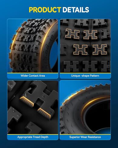 Philtop ATV/UTV Tyre ، 16x8-7 Tyre 4 Ply ، 2x ATV Tyr in Kuwait