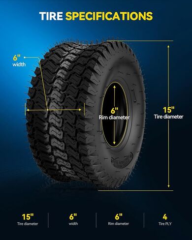 Philtop ATV/UTV Tyre ، 16x8-7 Tyre 4 Ply ، 2x ATV Tyr in Saudi Arabia